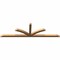 Ekena Millwork Richland Timber Gable Bracket, Western Red Cedar, 108"W x 31 1/2"H x 3 1/2"D x 3 1/2"F, 7/12 Pitch GBW108X31X0404RIC00SWR - alternate 5